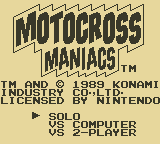 Motocross Maniacs screenshot 3 for GameBoy